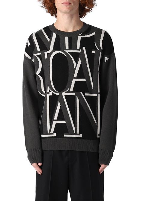 Large contrasting logo sweater EMPORIO ARMANI | sweaters | 6L1MXW 1MCPZF535